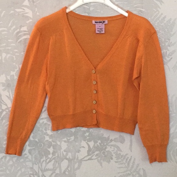 🧡KENZIE GIRL, Cropped Cardi - Picture 8 of 14